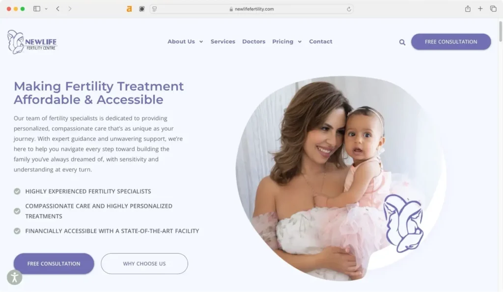 NewLife Fertility Centre provides complete IUI care and support.