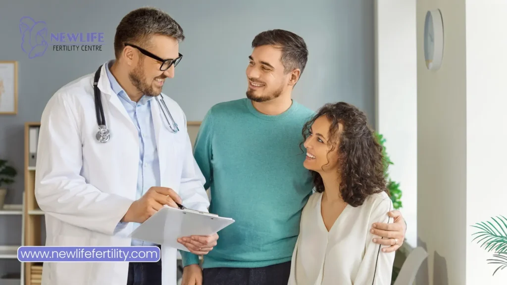 A fertility expert ensures safe and effective IUI IVF treatment.
