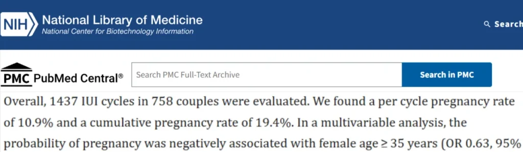 IVF and IUI success rates depend on age, health, and timing.