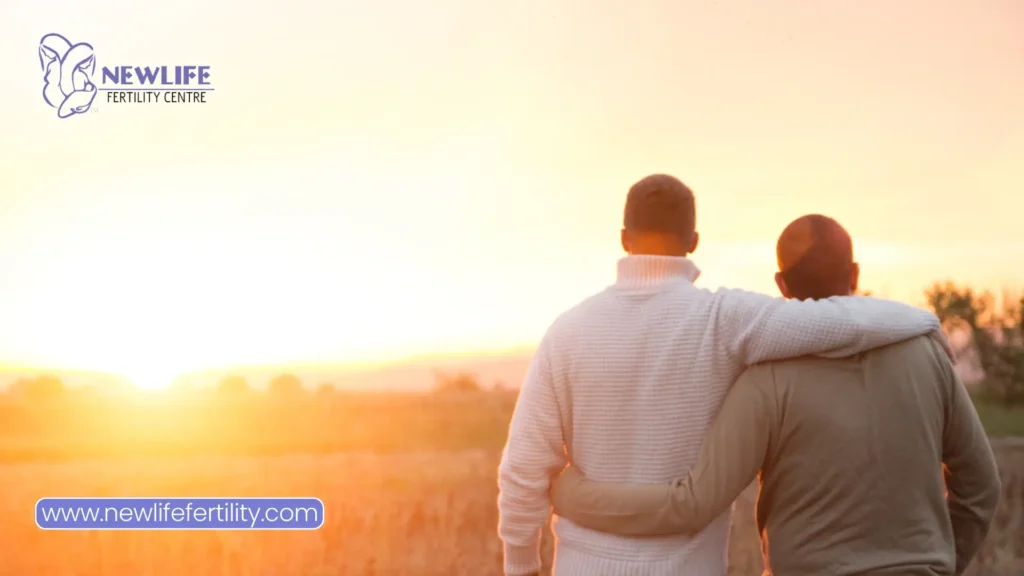 Reciprocal in vitro fertilization supports gay couples' goals.