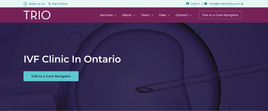 TRIO Fertility is recognized among leading IVF clinics in Canada.