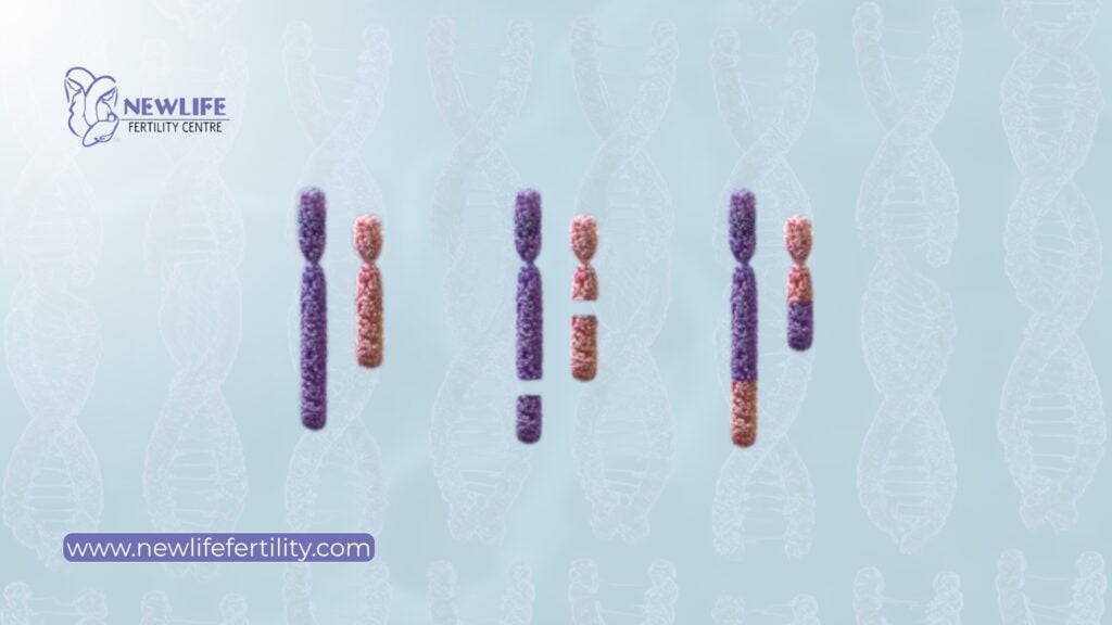Balanced changes in a karyotype test show no loss or gain of DNA.