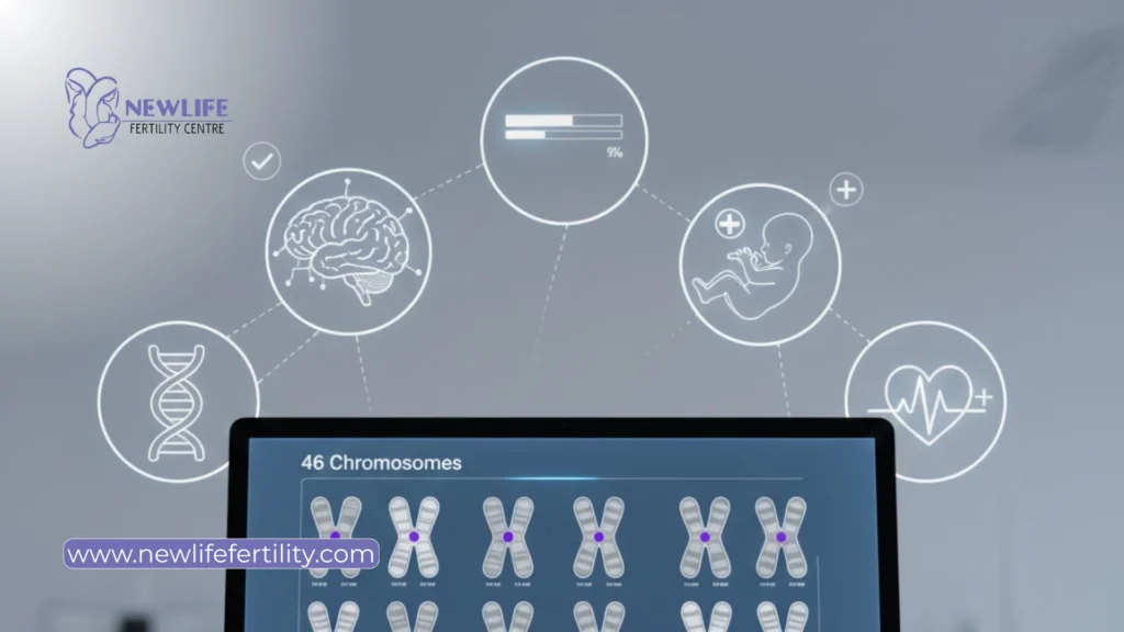 Not all genetic conditions can be identified through a test chromosome.