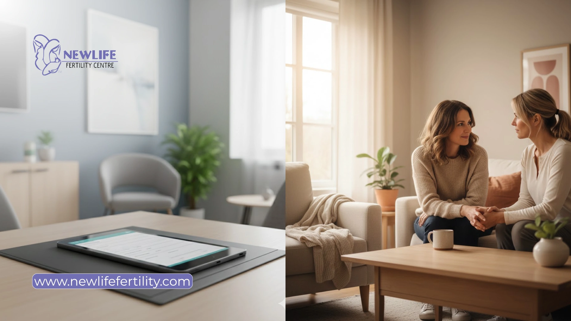 An egg donor bank offers anonymous or known donor options.