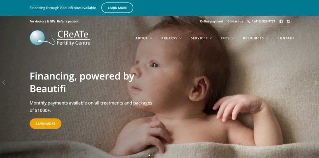 Start your path to parenthood with CReATe Fertility Centre, one of the top fertility clinics in Toronto.