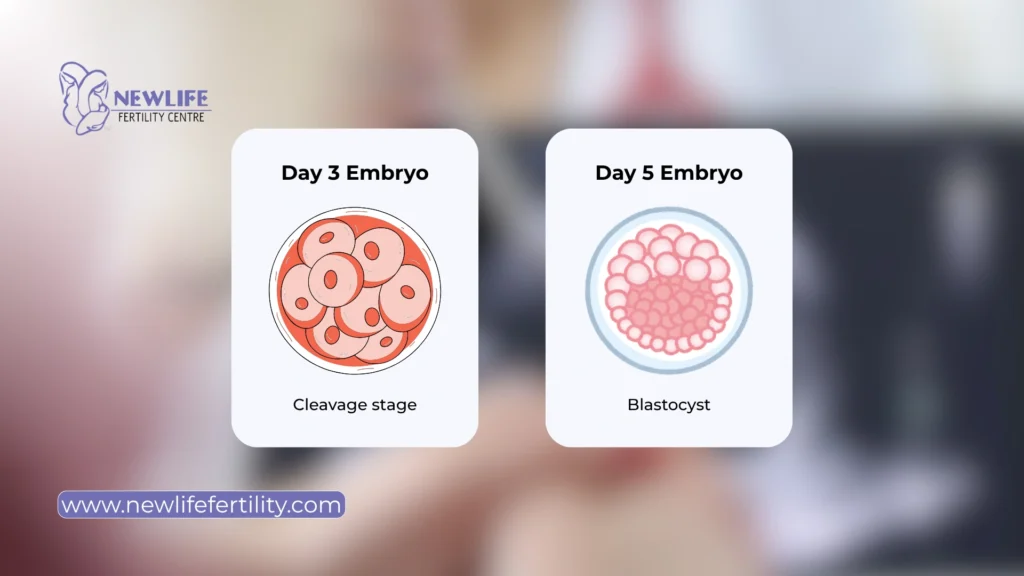 Frozen embryo transfer success rate comparison.