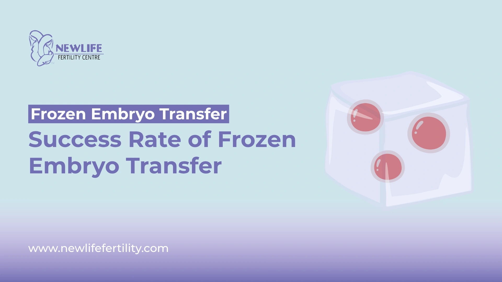 Frozen embryo transfer success rate varies based on clinical factors.