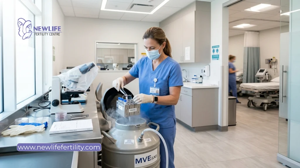 Frozen embryo transfer involves careful preparation and expert fertility care.