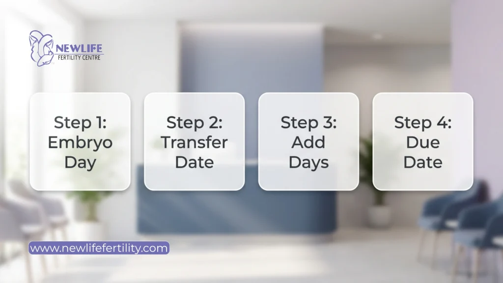 Simple guide on how to calculate due date after frozen embryo transfer.

