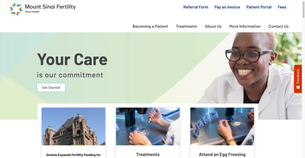 Begin your family journey with Mount Sinai Fertility, the largest fertility clinics in Concord.