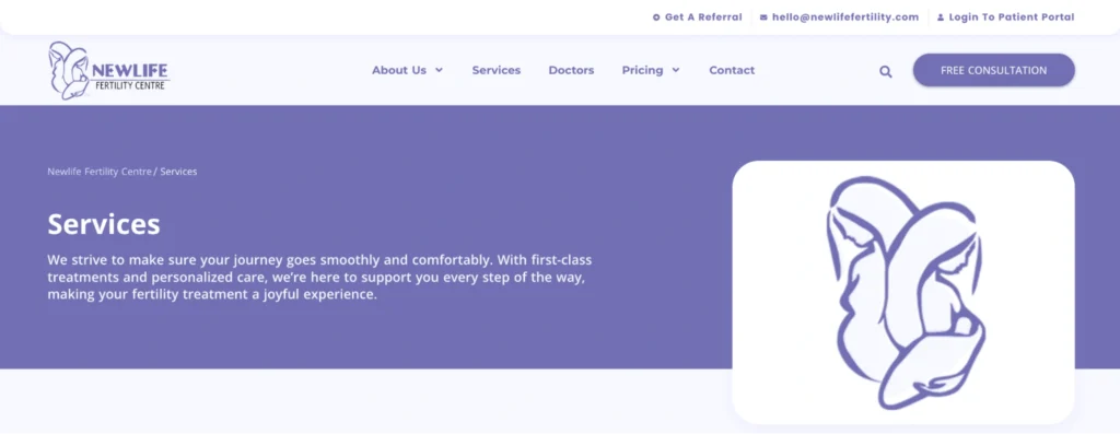 Book a consultation with NewLife, trusted among fertility clinics in Milton.