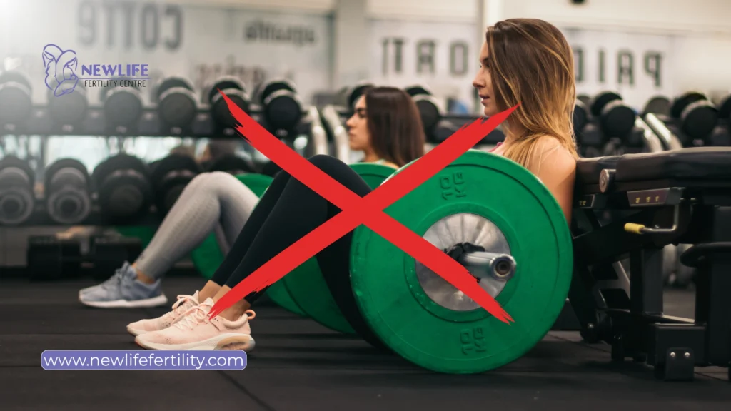 Follow tips for successful frozen embryo transfer by avoiding intense activity.