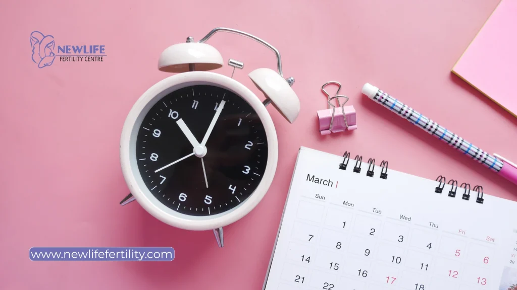 Factors can influence the time between egg retrieval and frozen embryo transfer.

