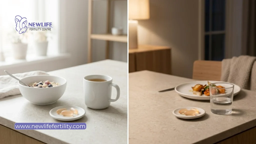 Follow a simple frozen embryo transfer supplements routine before your FET.