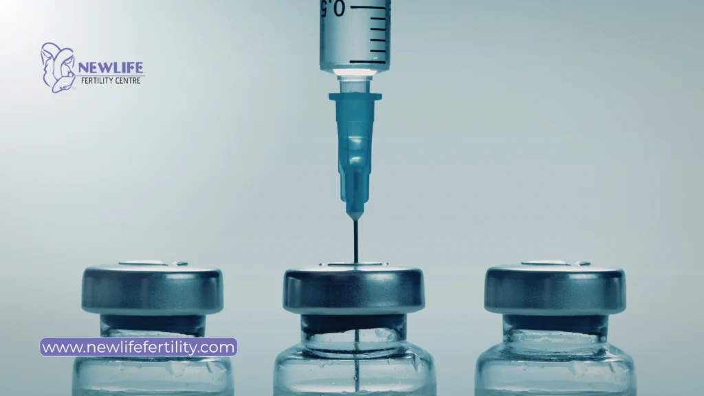 hCG injection and wash after frozen embryo transfer supports fertility treatment.