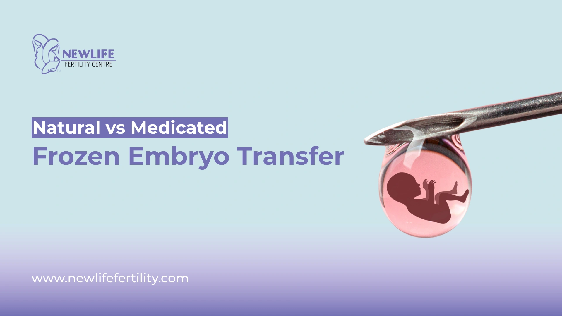 Compare natural vs medicated frozen embryo transfer for treatment planning.
