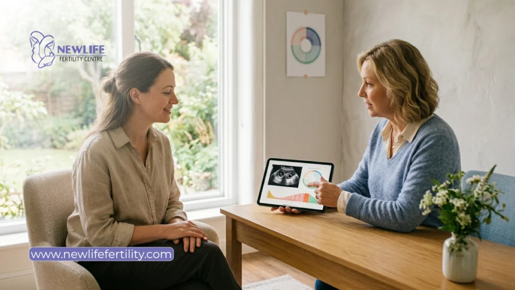 What is a natural frozen embryo transfer for fertility care.

