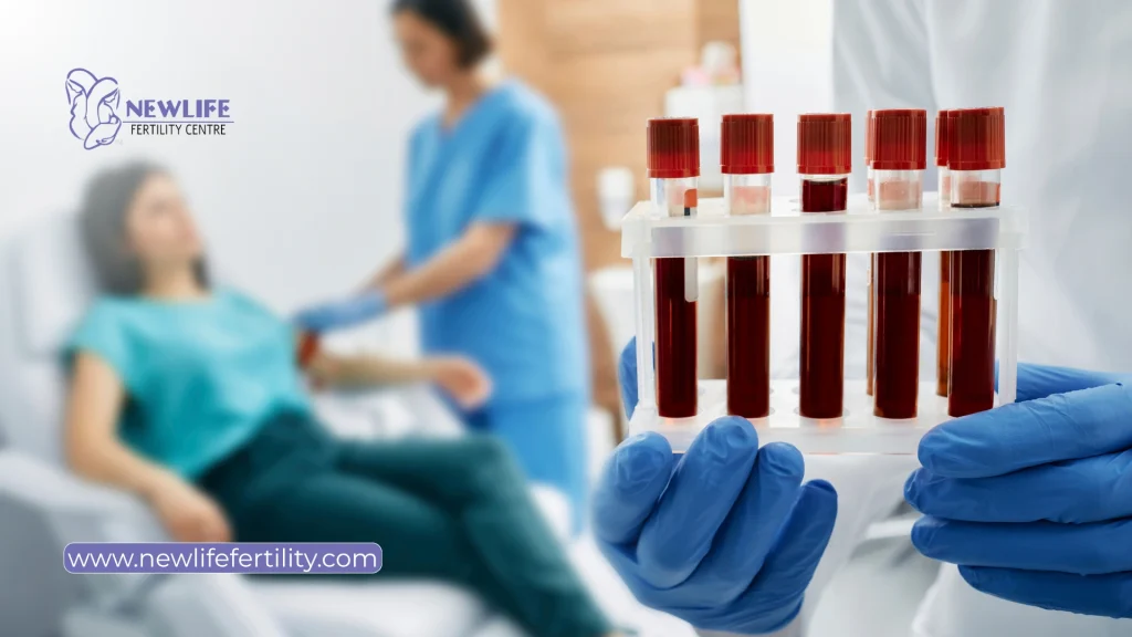 Tracking results after a blood test after frozen embryo transfer supports timely fertility care.