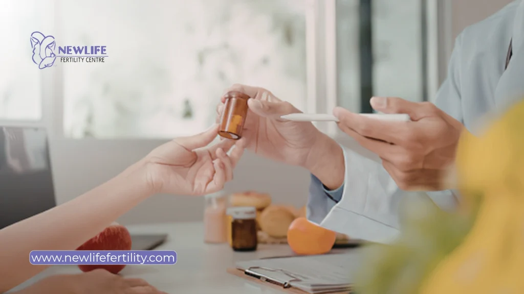 Frozen embryo transfer medication protocol plans vary for fertility treatment.