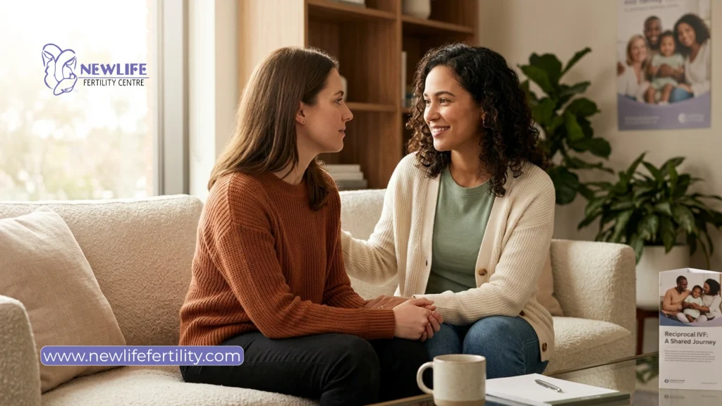 Preparing emotionally for the reciprocal IVF process with guidance for intended parents.