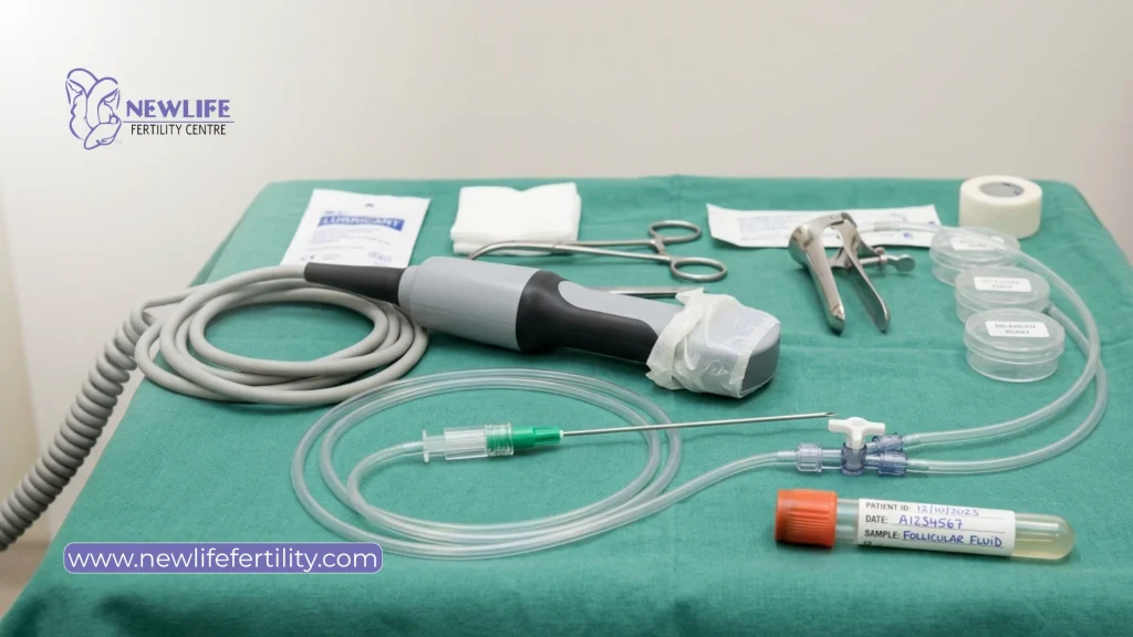 The egg retrieval procedure is an important stage in reciprocal IVF step by step treatment.