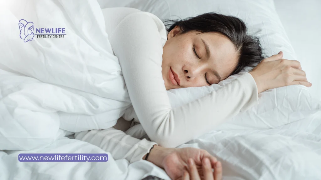 Learn whether sleeping position after frozen embryo transfer can affect recovery.