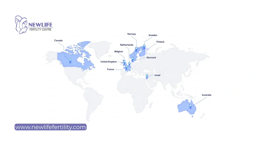 Learn which countries where IVF is free or publicly funded. 