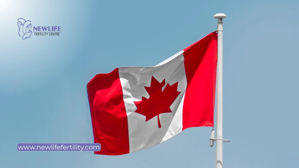 Countries with free IVF options including Canada.