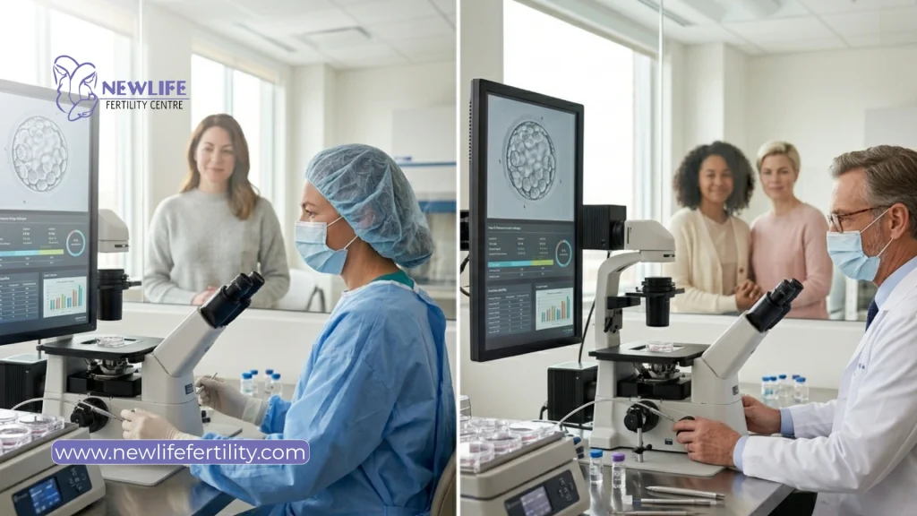 IVF vs reciprocal IVF success rates comparison. 