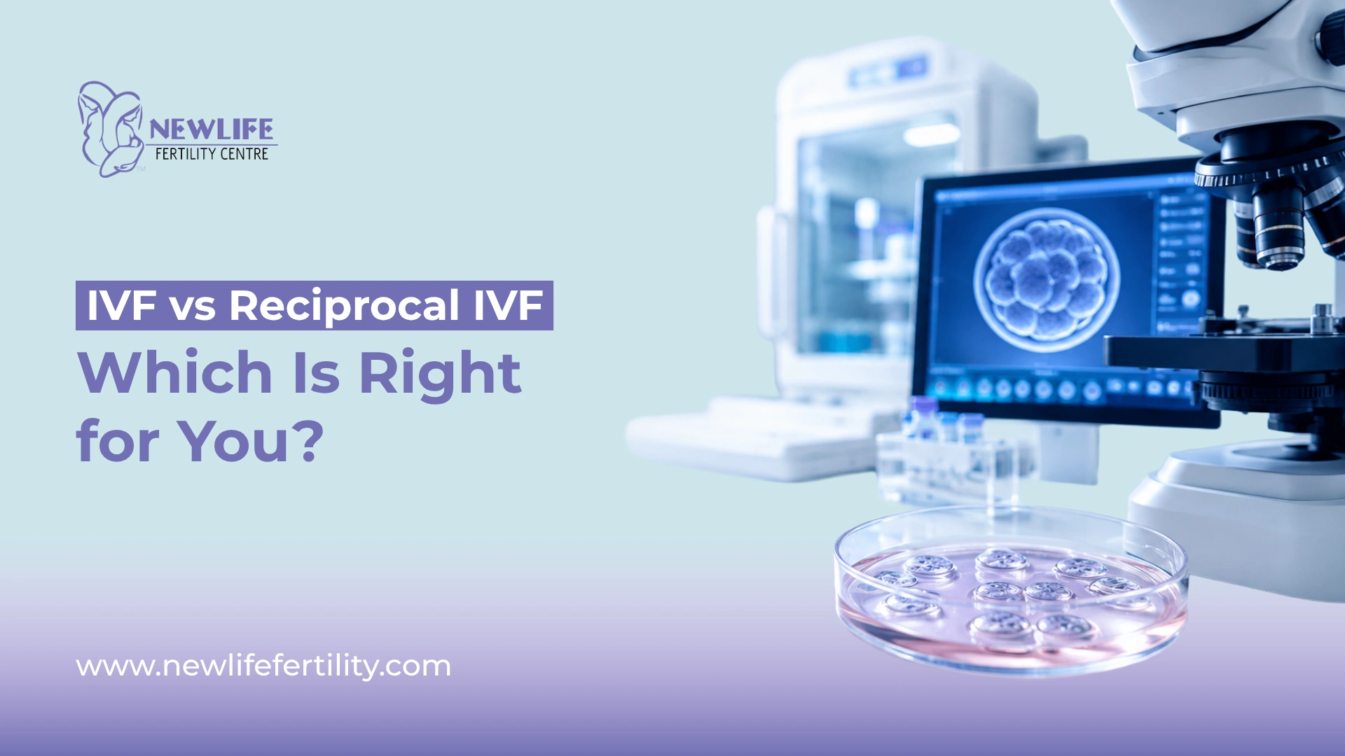 IVF vs reciprocal IVF comparison in fertility treatment options.