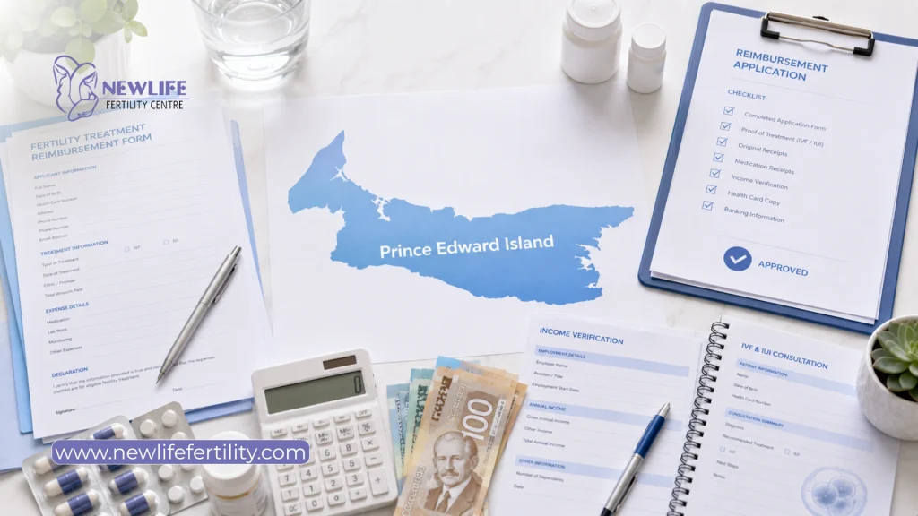 IVF free options in Prince Edward Island.