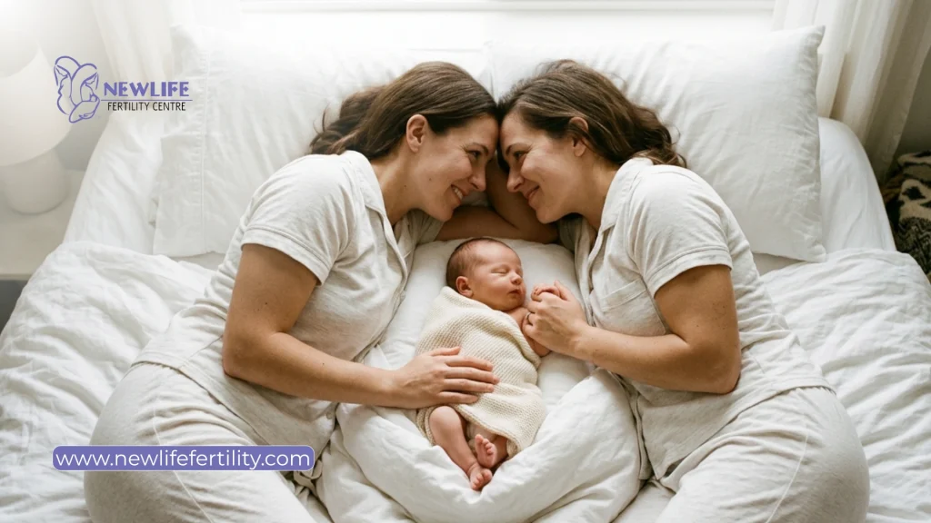 Success rates for reciprocal IVF in lesbian couples.
