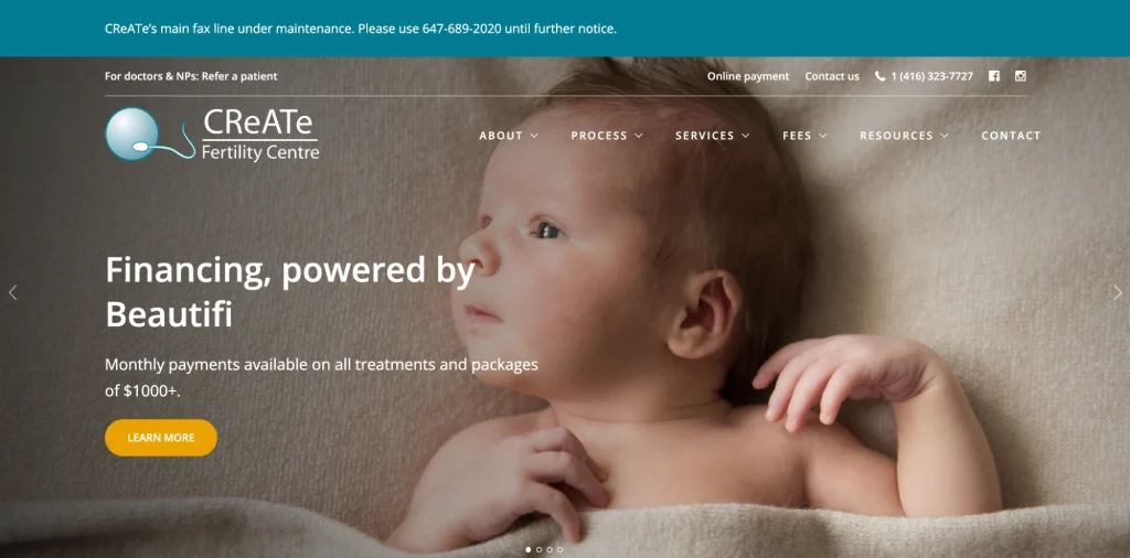 CReATe Fertility Centre is one of the best funded IVF clinic Toronto.