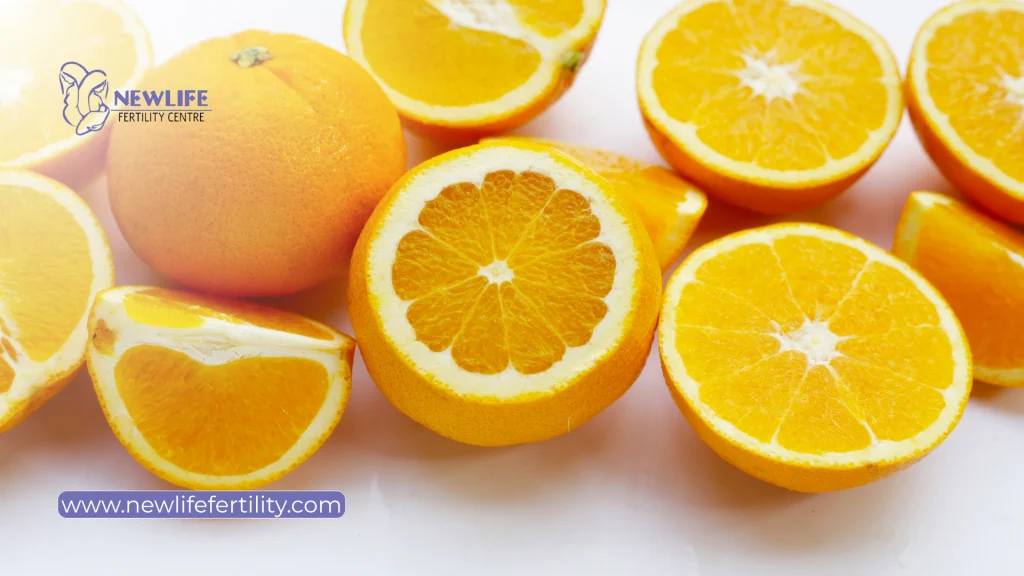 Citrus fruits support foods that enhance fertility in female.