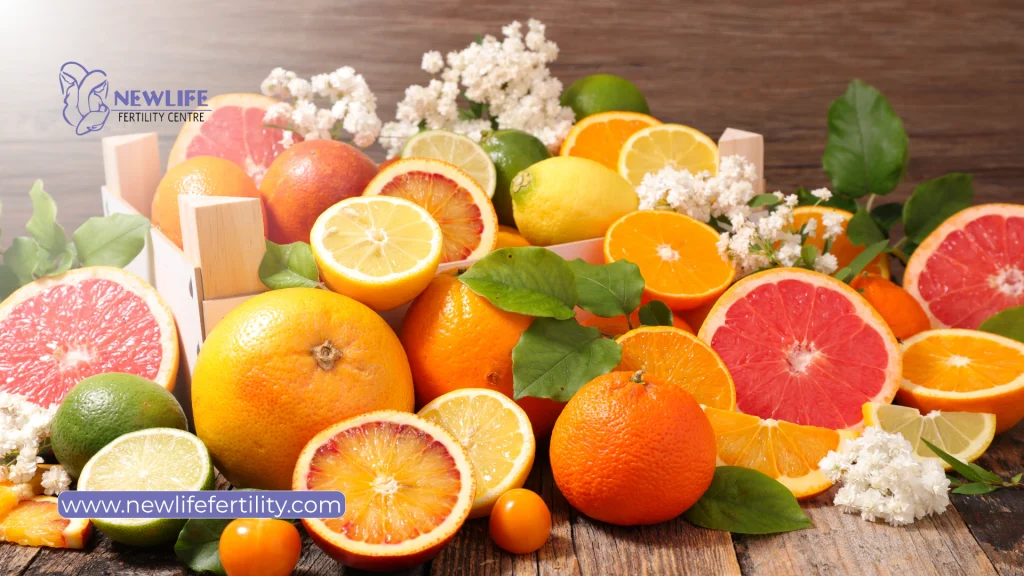 Citrus fruits are the fruits that enhance fertility.