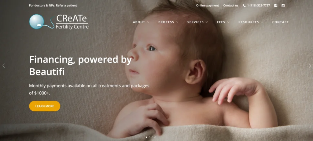 CReATe Fertility Centre for funded IVF clinic Ontario.
