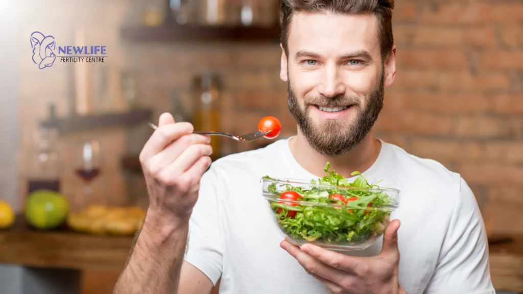 A diet that can help with enhancing male fertility.