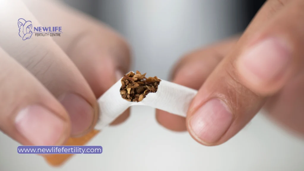 How to enhance male fertility by quitting smoking.