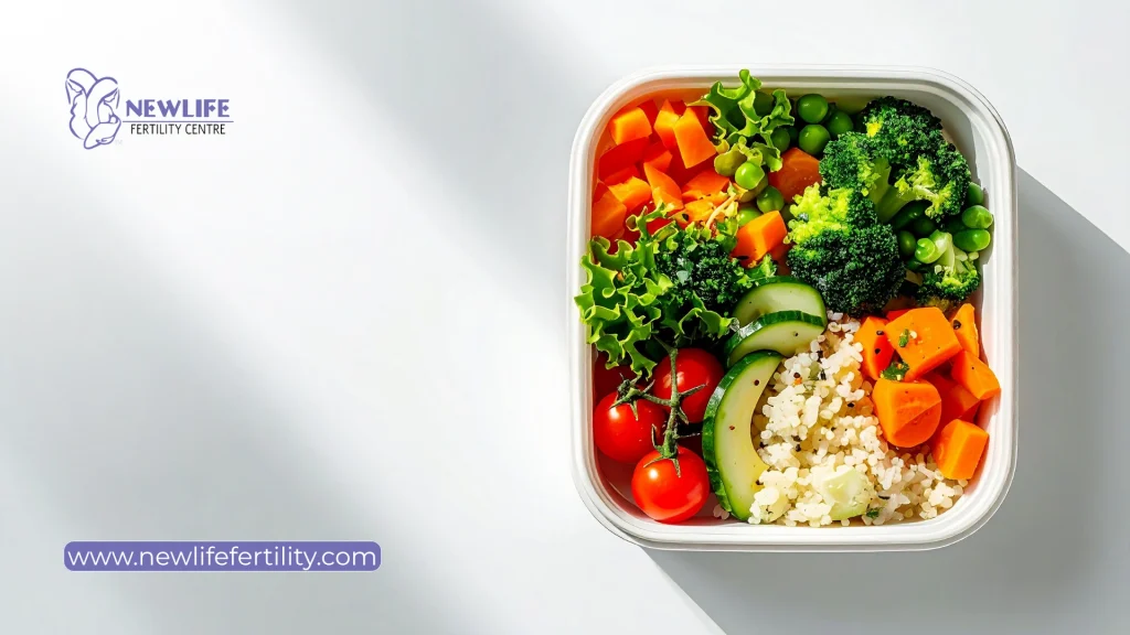 Enhance women fertility with a balanced diet that supports overall reproductive wellness. 