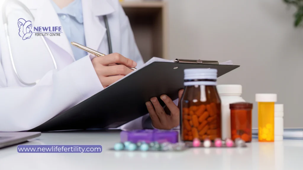 Enhancing male fertility by reviewing medications and supplements.