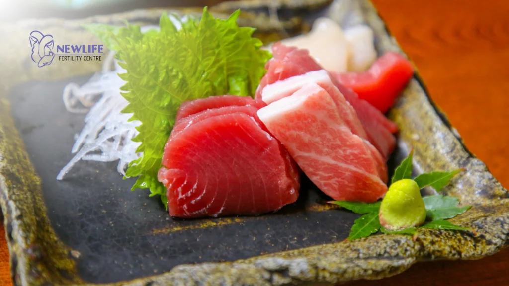Fatty fish as foods for male fertility enhancement.

