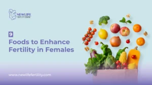 Foods to enhance fertility in females.