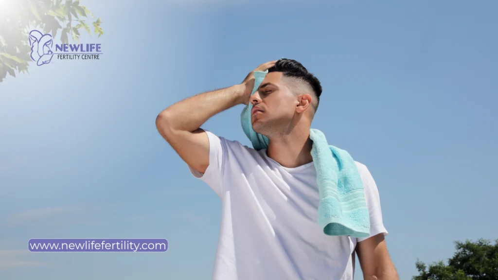 How to enhance male fertility by avoiding excessive heat.