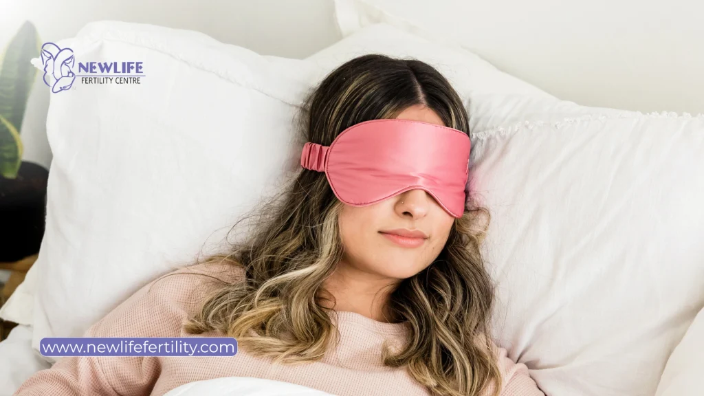 Manage stress and get enough sleep to support efforts to enhance female fertility. 
