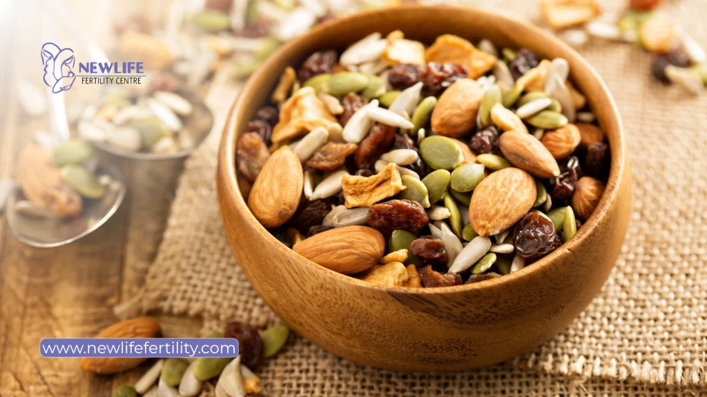Nuts and seeds are a fertility enhancement diet.