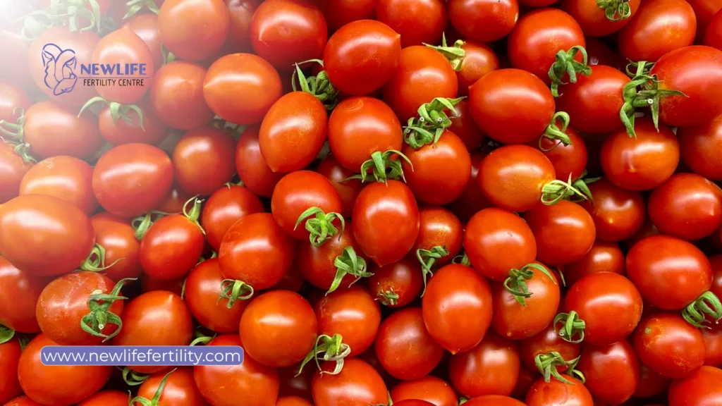 Tomatoes as foods to enhance male fertility. 

