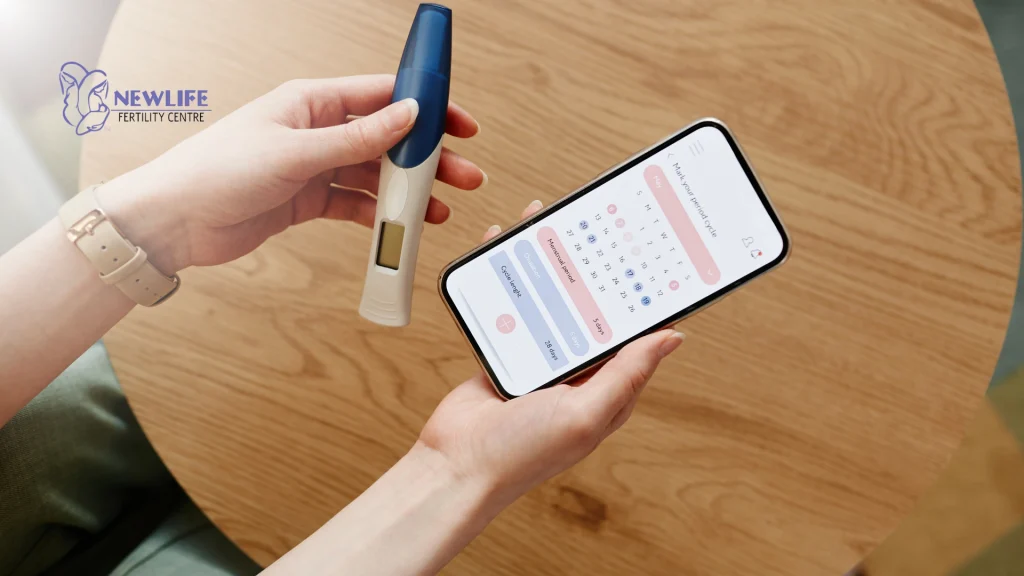 Track ovulation and fertile window to support efforts to enhance women fertility. 