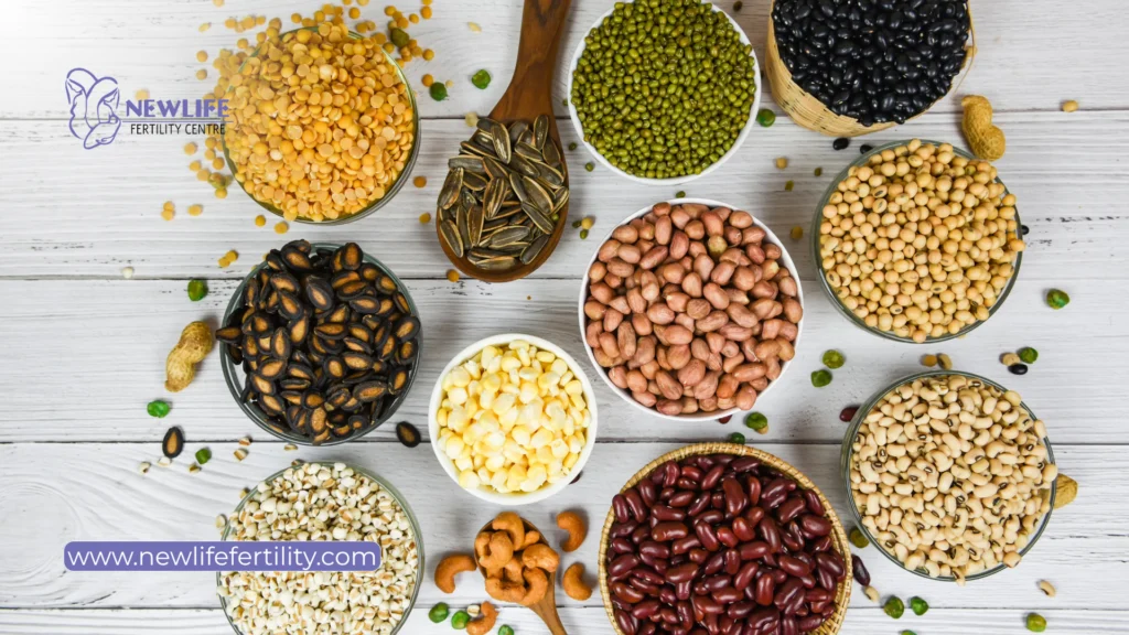Whole grains as foods for supporting male fertility and sperm health. 

