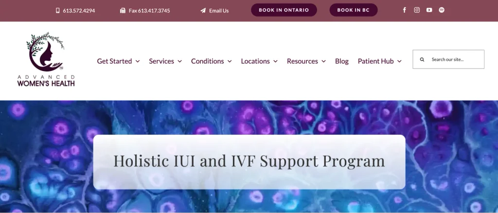 Advanced women's health is the top private IVF center in Hamilton.