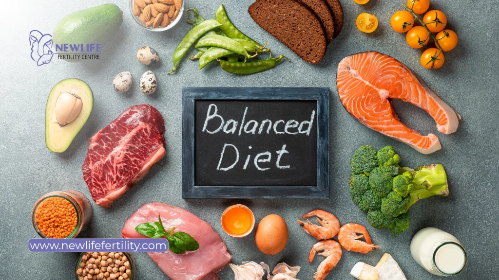 Enhance fertility over 40 with a balanced, nutrient rich diet.